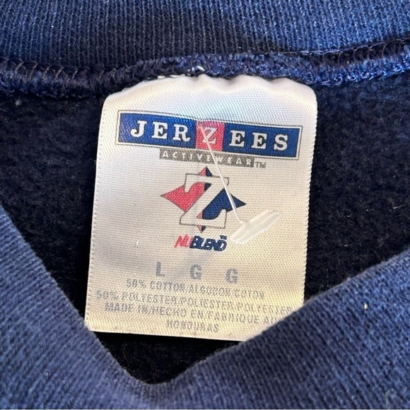 Auburn Football Jerzees Vintage 90s Embroidered Logo Crewneck Unisex L - Picture 8 of 10